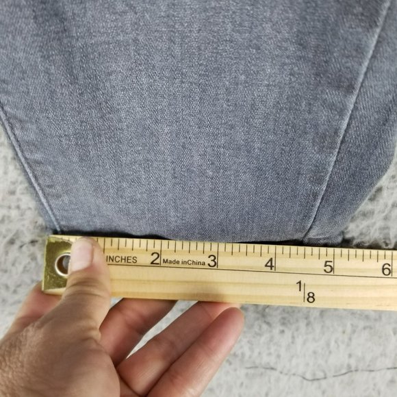 Paige Jeans Womens 32 Verdugo Gray Stretch Mid Rise Ultra Skinny - Picture 8 of 16